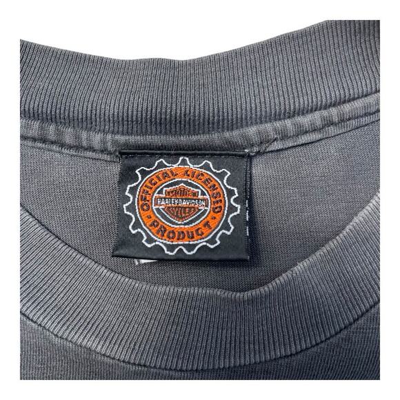 Vintage 1992 Harley Davidson Australia Double Sided Graphic T Shirt Men’s Large - Picture 6 of 6